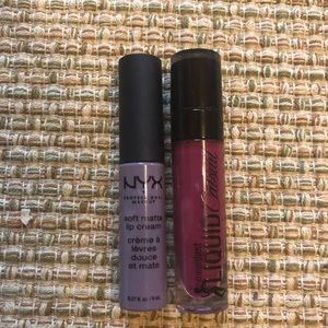 Nyx liquid lipstick , Wet N’ Wild liquid lipstick